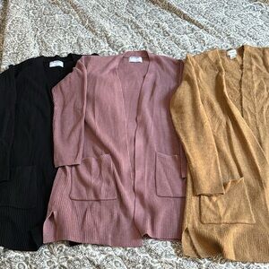 Cardigans (lot of 3)
Women’s size S/M